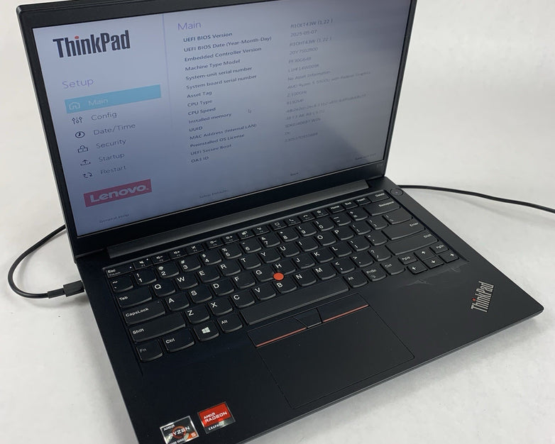 Lenovo ThinkPad E14 Gen 3 14" Ryzen 5 5500U 2.1Ghz 8 GB Ram No OS/HDD/AC Scratch