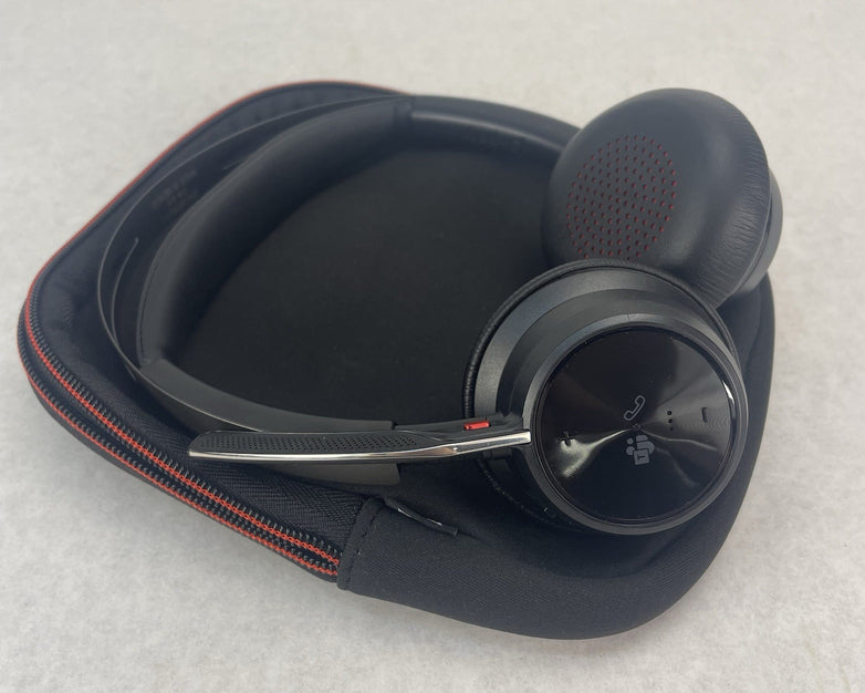 Poly Voyager Focus 2 Noise Cancelling On-Ear Headset With USB Charging Cord