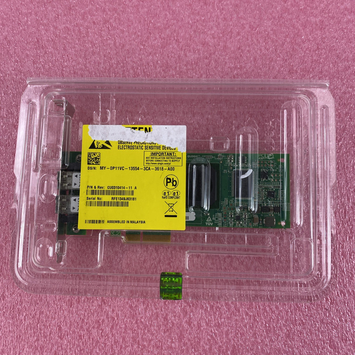 QLogic PX2510401 Dual-Port 4GB Fibre Channel Host Bus Adapter - Lot of 22