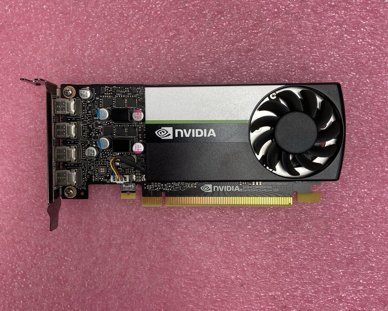 PNY Nvidia Quadro T1000 4GB GDDR6 PCIe x16 Mini DP x4 Low Profile Graphics Card