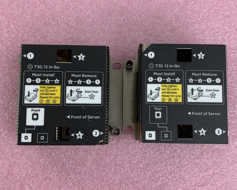 HP Heatsinks Synergy Gen10 868346-001 868345-001 871313-001 874087-001 Pair of 2