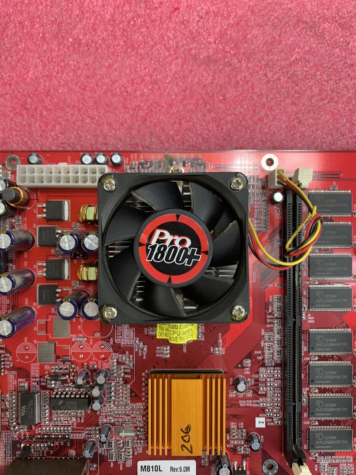 PC Chips M810L Motherboard AMD Duron 1.26GHz No RAM No I/O Shield