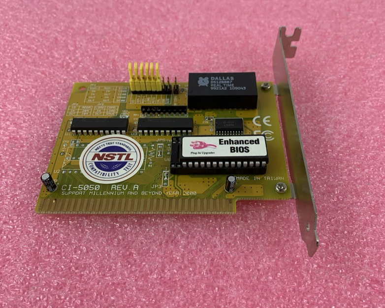 Centos CI-5050 Y2K 2000 Clock Card