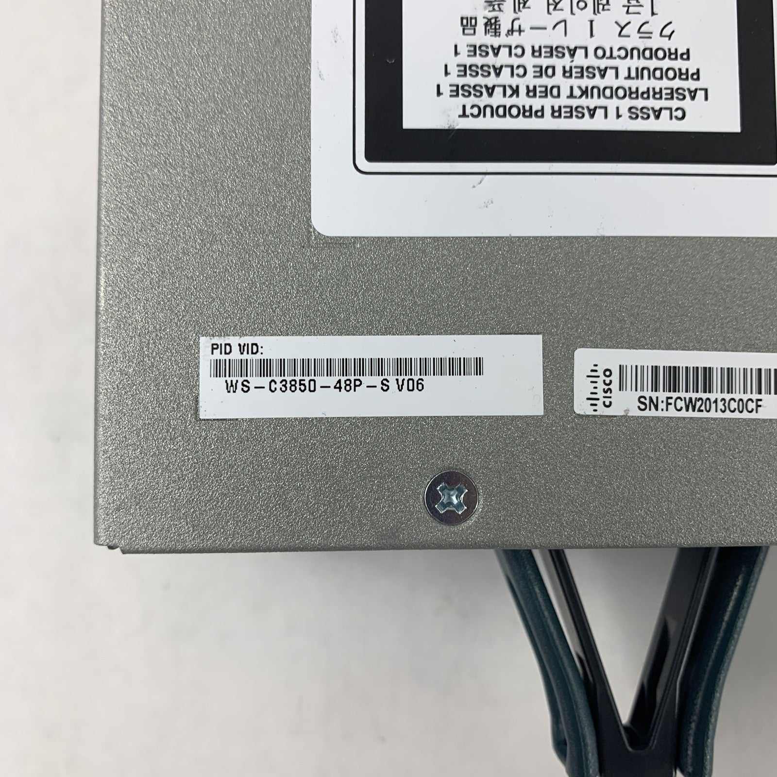 Cisco WS-C3850-48P-S V06 Catalyst 3850 w/ C3850-NM-4-1G Switch Tested Reset