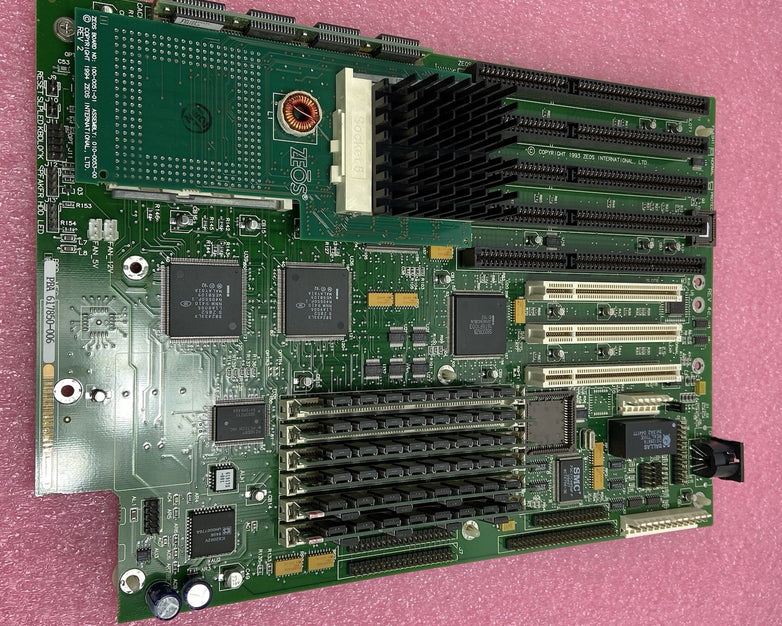 Vintage Zeos Pantera PBA 617850-006 Motherboard Pentium 90MHz 47MB RAM 5X ISA