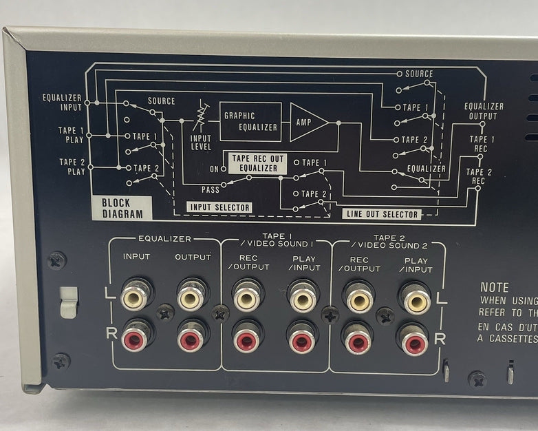 Pioneer Sg-60 Stereo Graphic Equalizer Tested