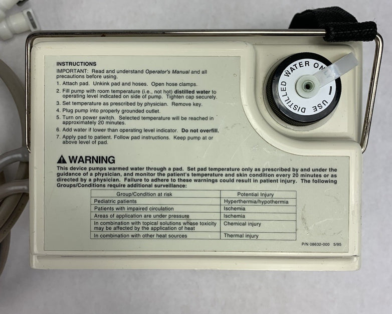 Baxter K-MOD 100 08634-000 Heat Therapy Pump - Parts or Repair