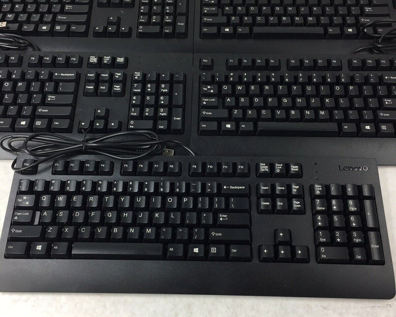Lot of 5 Lenovo Preferred Pro II (00XH688, SK-8827) USB Keyboard