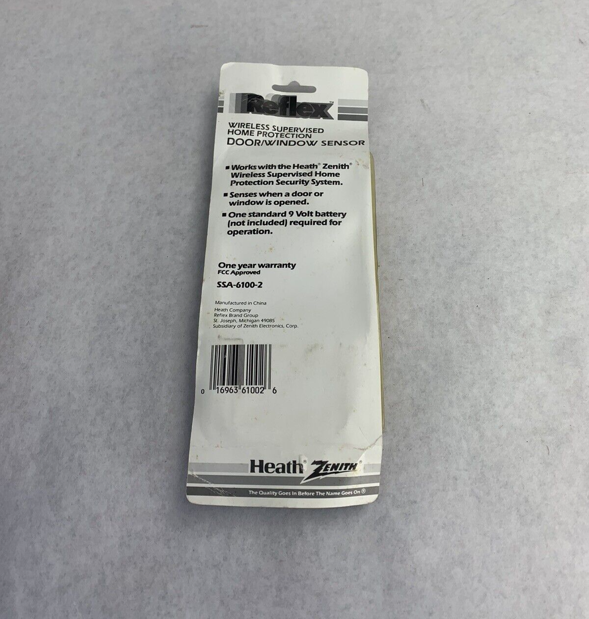 Heath Zenith Reflex Wireless Supervised Home Protection Door/Window Sensor