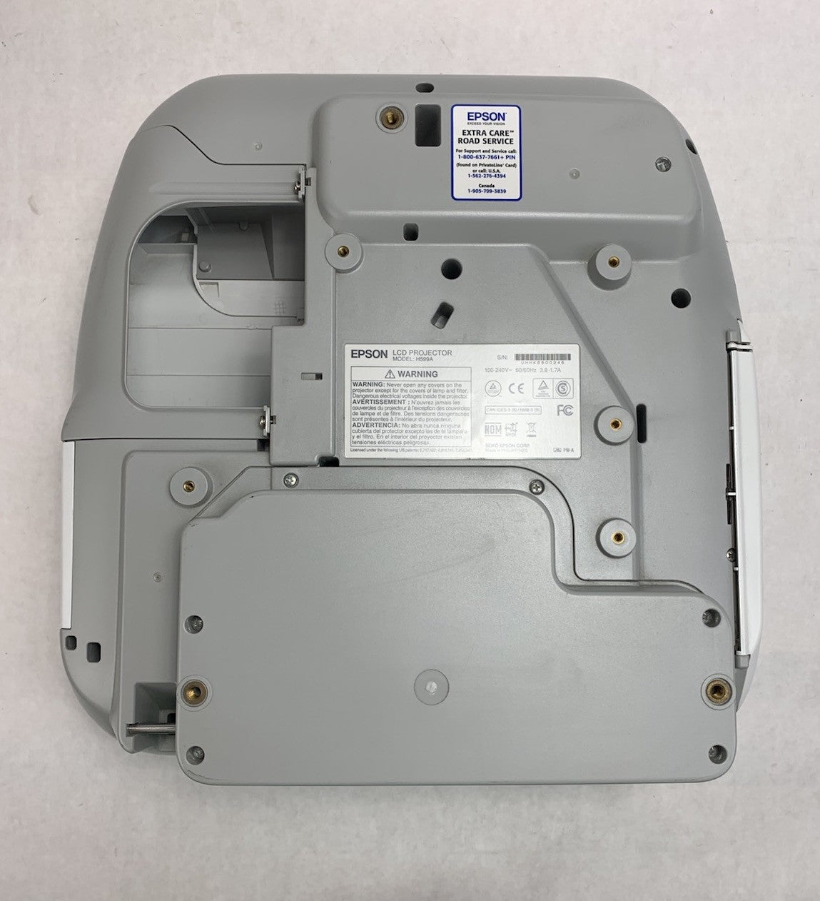 Epson BrightLink 595Wi H599A LCD Lamp Projector 1221 Lamp Hours - No Remote6