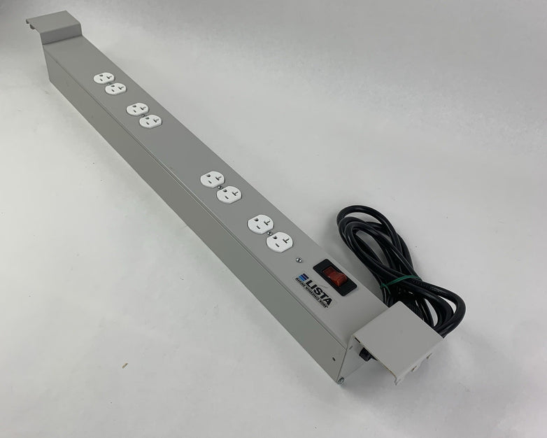 Lista LR51943 Series 8000 Workbench Power Strip 125V 15A 1875W - Outlets Tested