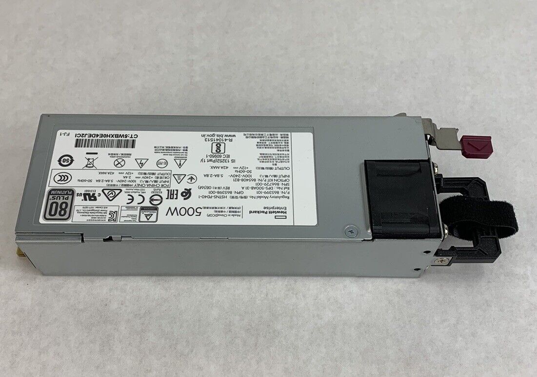 HP HSTNS-PD40-1 500W Power Supply 865399-101