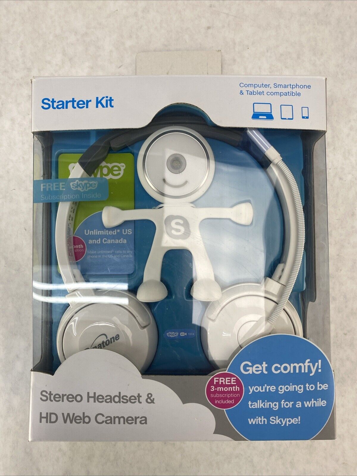 Binatone Vintage Skype Camera Webcam Headset Starter Kit