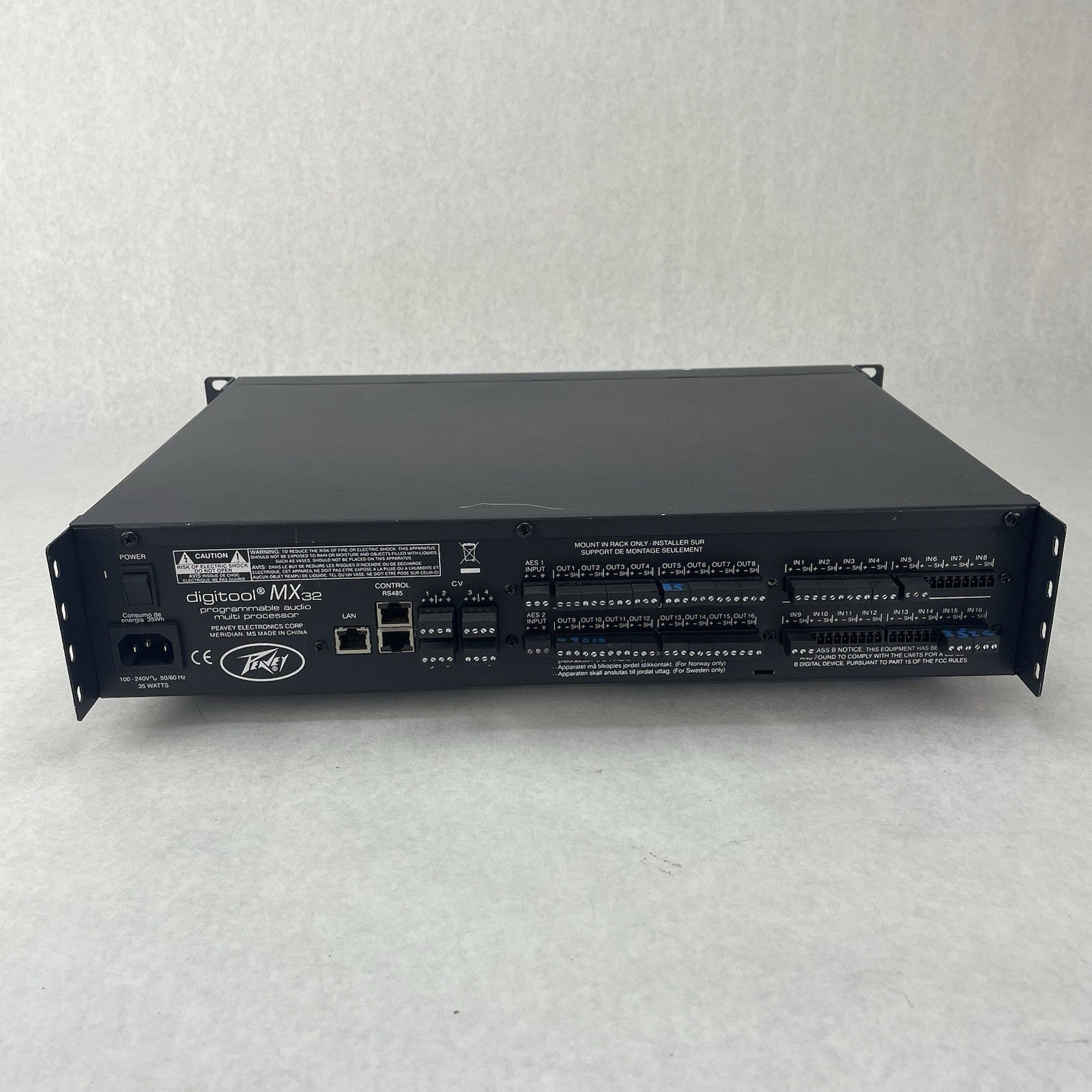 Peavey Digitool MX32 Programmable Digital Audio Multi Processor For Parts7