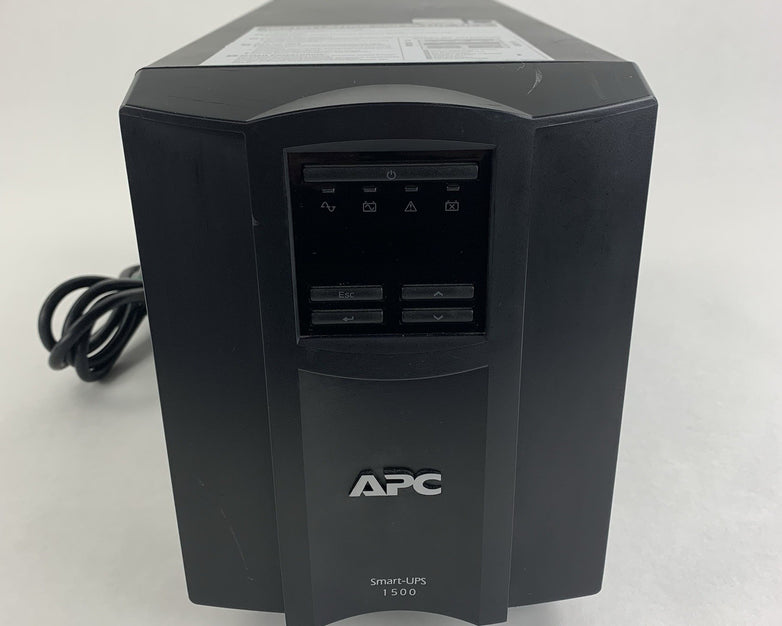 APC SMT1500 1500 120V 8 Outlet Battery Backup Power Supply Tested No Batteries