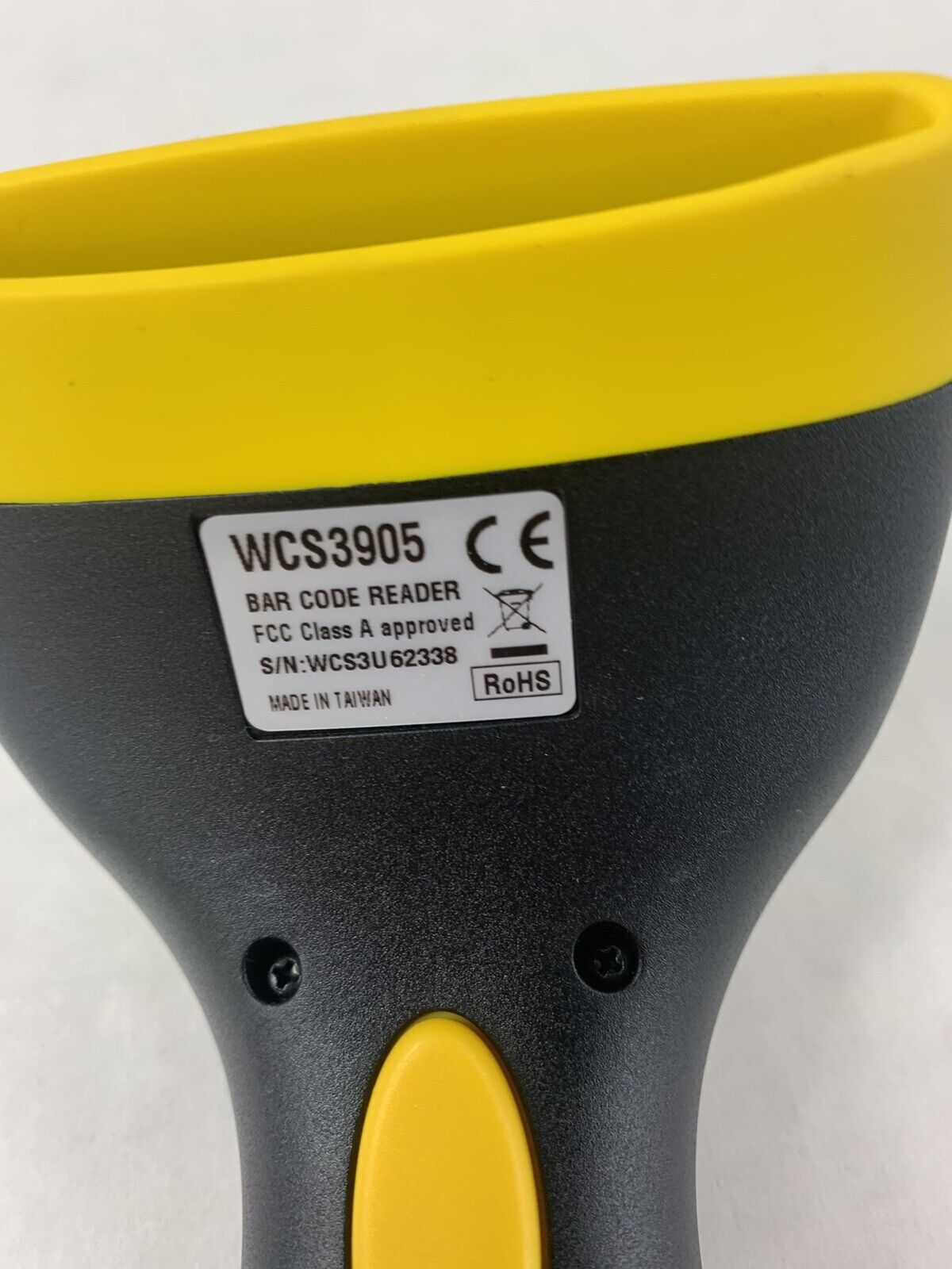 WASP WCS3905 Handheld Laser Barcode Scanner with USB Cable New