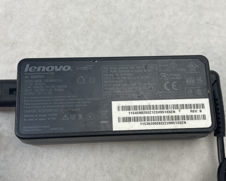 Lenovo ADLX65NDC2A 20V 3.25A 65W Ac Adapter Lot of 5