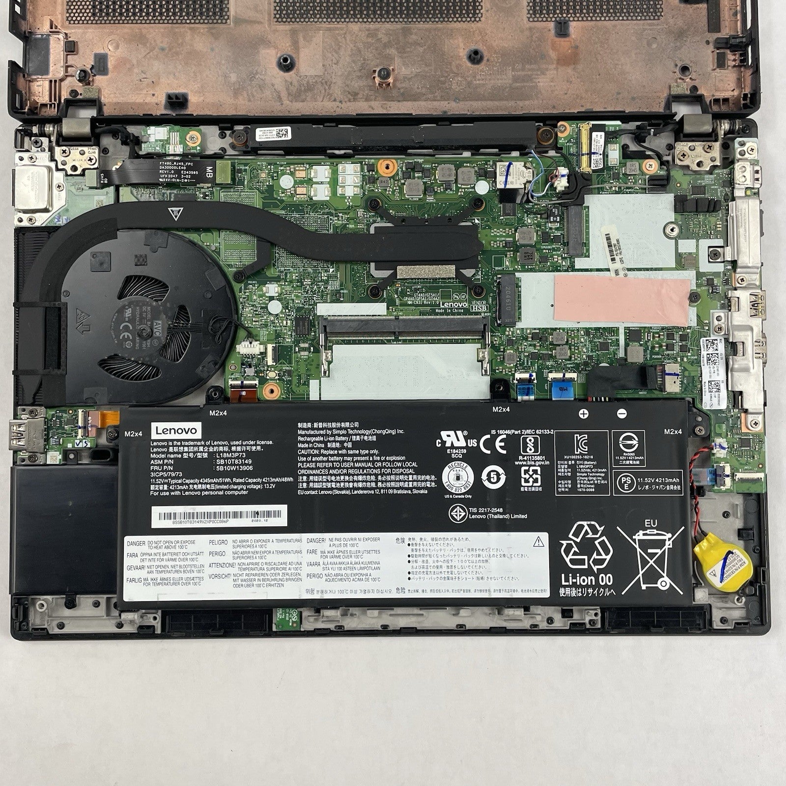 Lenovo ThinkPad T14 Gen1 14" i5-10310U 1.70 GHz 8 GB RAM No SSD/OS/AC15