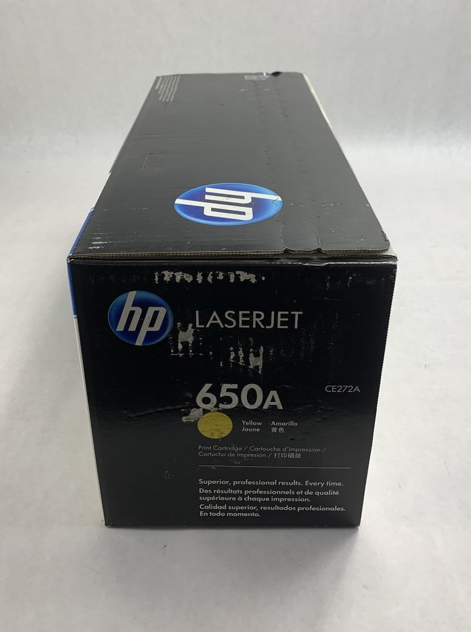 HP LaserJet 650A CE272A Yellow Toner Cartridge Exp: Feb 20152