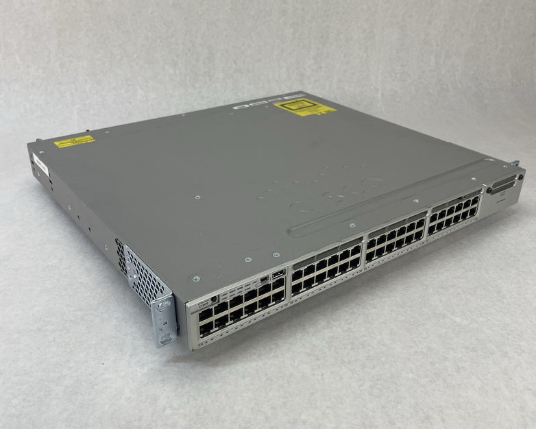 Cisco Catalyst WS-C3850-48P-S V07 48-Port Gigabit PoE+ - Tested