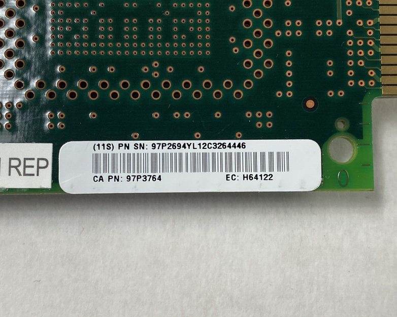 Lot of 2 IBM 97P3764 AS/400 PCI IOP Card Module Card