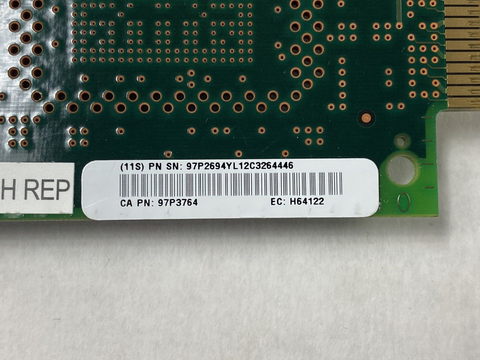 Lot of 2 IBM 97P3764 AS/400 PCI IOP Card Module Card