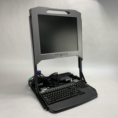 Dell 17FP PDJCN 17in 1U Rackmount KVM KMM Console 033M77 - Tested