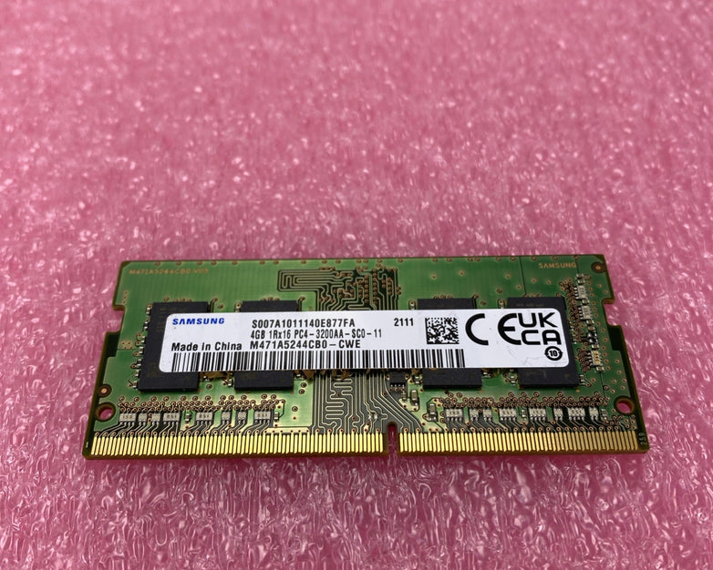 Samsung 4GB DDR4 PC4-3200AA Laptop RAM M471A5244CB0-CWE - Lot of 2