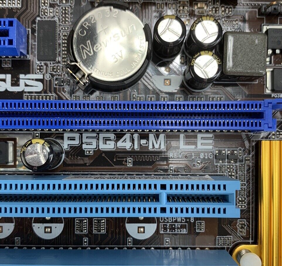 ASUS P5G41-MLE Motherboard Intel Celeron 430 1.8GHz 2GB RAM w/ Shield