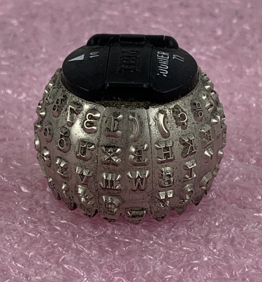 IBM Selectric II Element Typeball Courier 72 Pitch