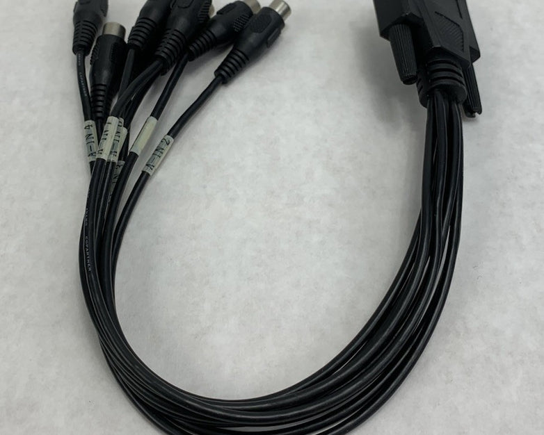 NVT Smatrix 15-Pin DB15 Male to 8-Channel S-Video Audio Connector Cable
