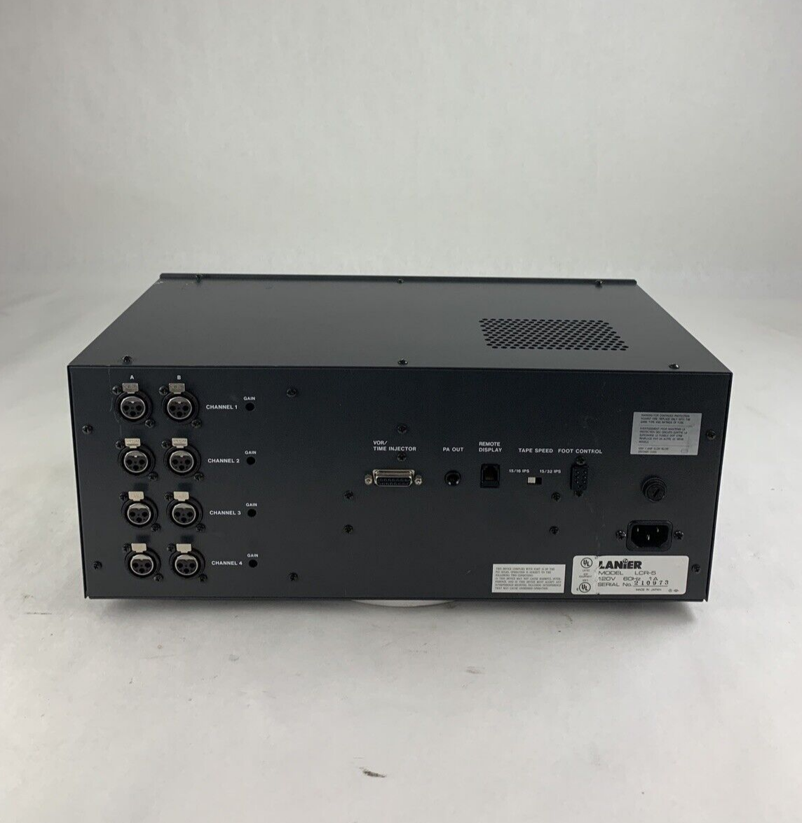 Lanier LCR-5 Advocate V Conference Recorder Transcriber Tested Bad Sound Parts