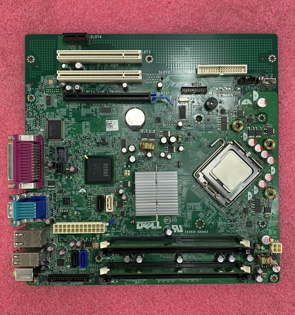 Dell OM858N Motherboard Intel Core 2 Duo E8400 3.00GHz 2GB RAM