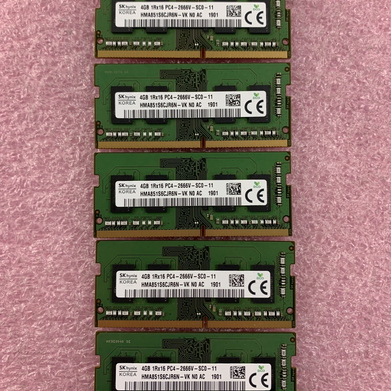 Hynix HMA851S6CJR6N-VK 4 GB Laptop Memory Module DDR4 SDRAM Lots of 5x