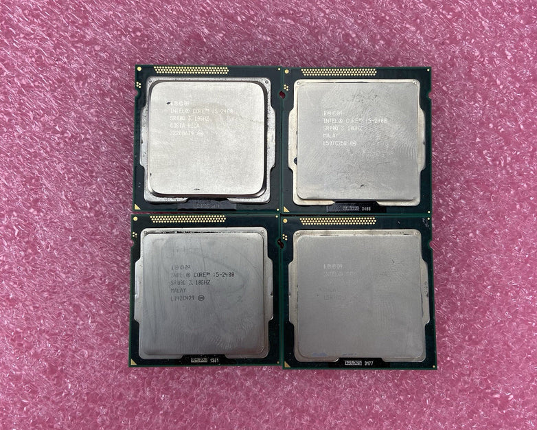 Lot of 4 Intel Core i5-2400 SR00Q 3.1GHz Desktop CPU