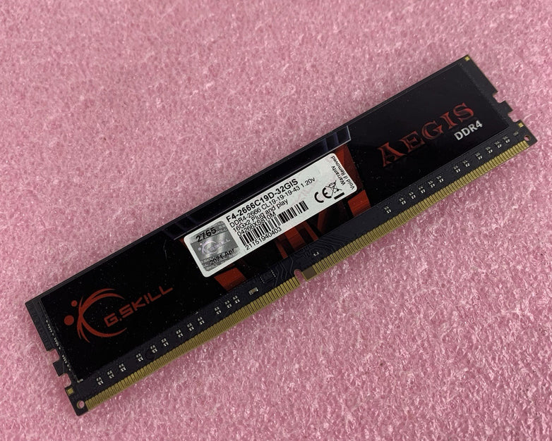 G.SKILL F4-2666C19D-32GIS Aegis Series DDR4 RAM 16 GB  2666MT/S Computer Ram