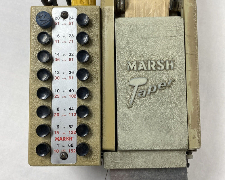 Marsh Ultra Taper Gummed Tape Dispenser - For Parts or Repair