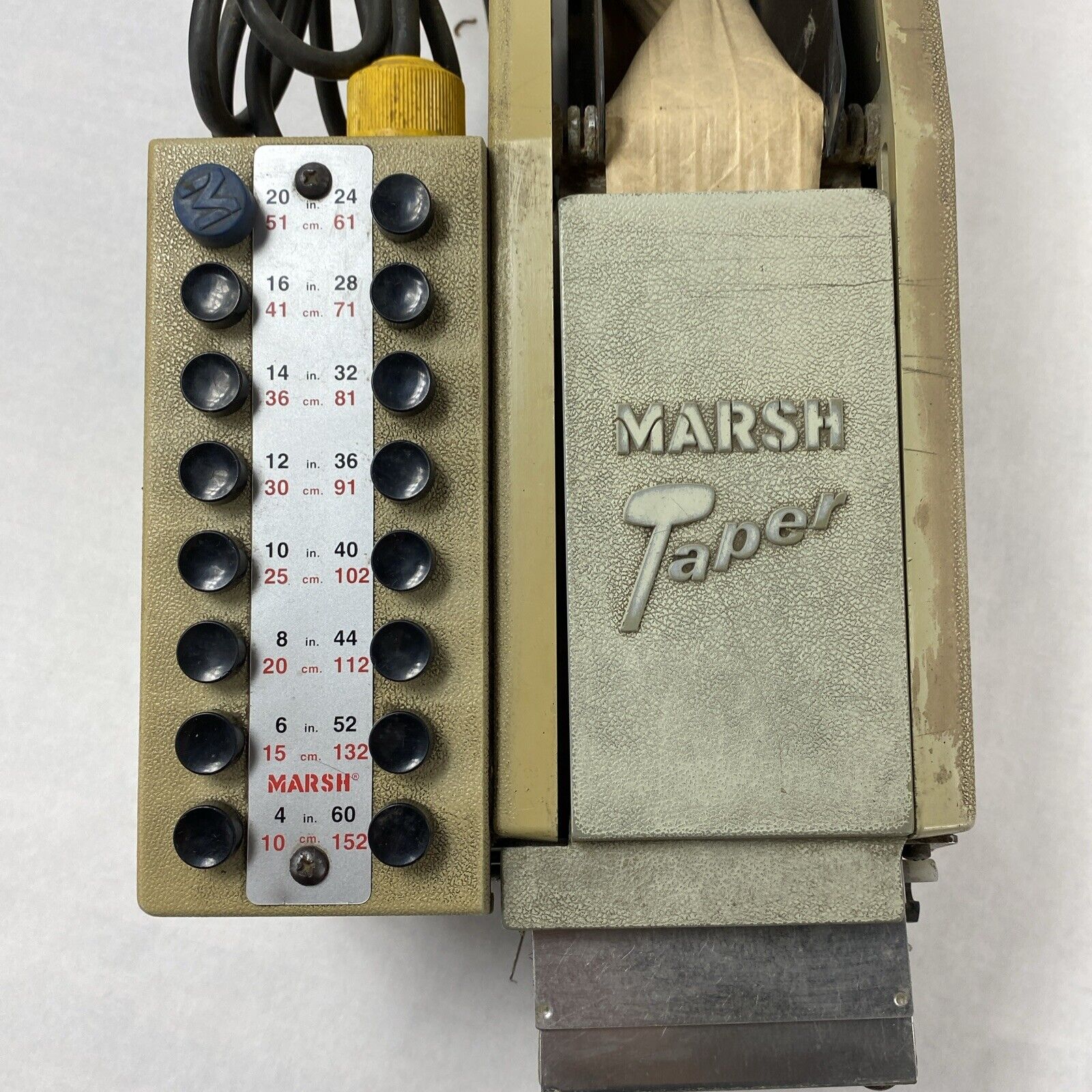 Marsh Ultra Taper Gummed Tape Dispenser - For Parts or Repair