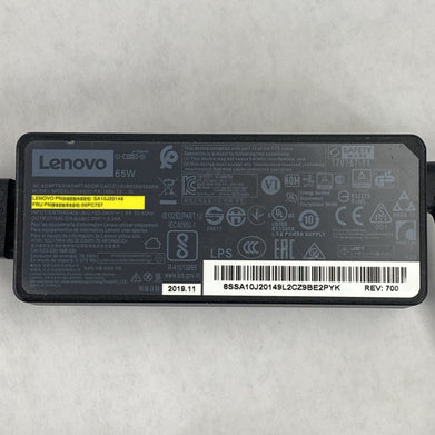 Lenovo PA-1650-72 65W 20V 3.25A Yellow Square Tip Charger AC Adapter (Lot of 10)