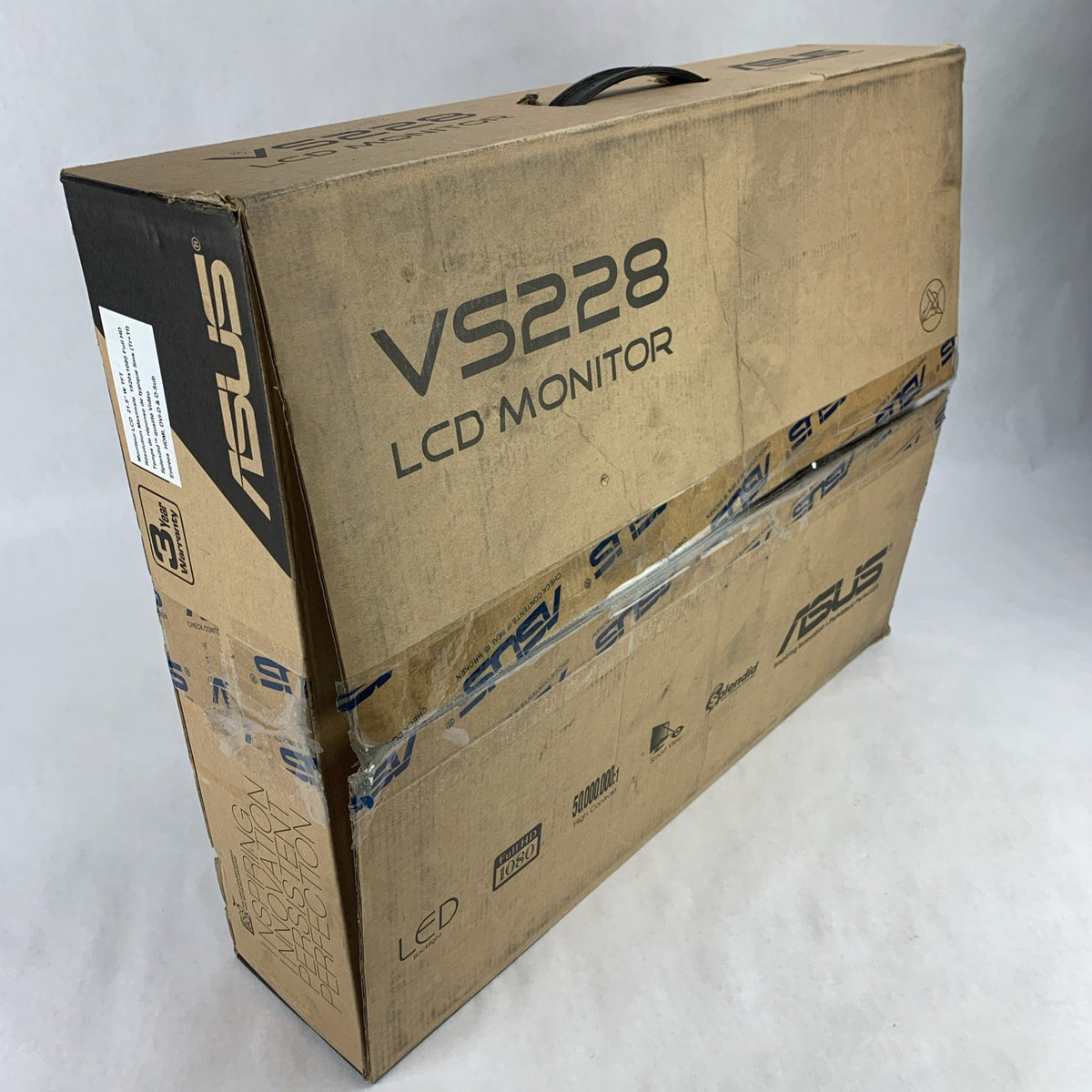 Asus VS228 21.5" LCD Monitor 90LMD8501T0223UL - No AC Adapter0