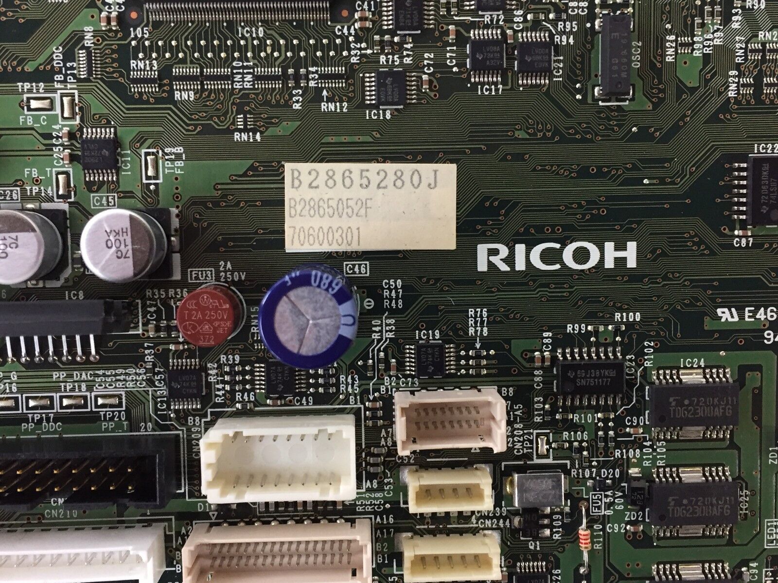 Ricoh Aficio B286521C PWB 2865202 IPV:NP2