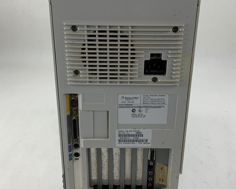 Packard Bell Legend 422CDT Vintage PC Pentium 120 MHz 16 MB Ram No OS No HDD