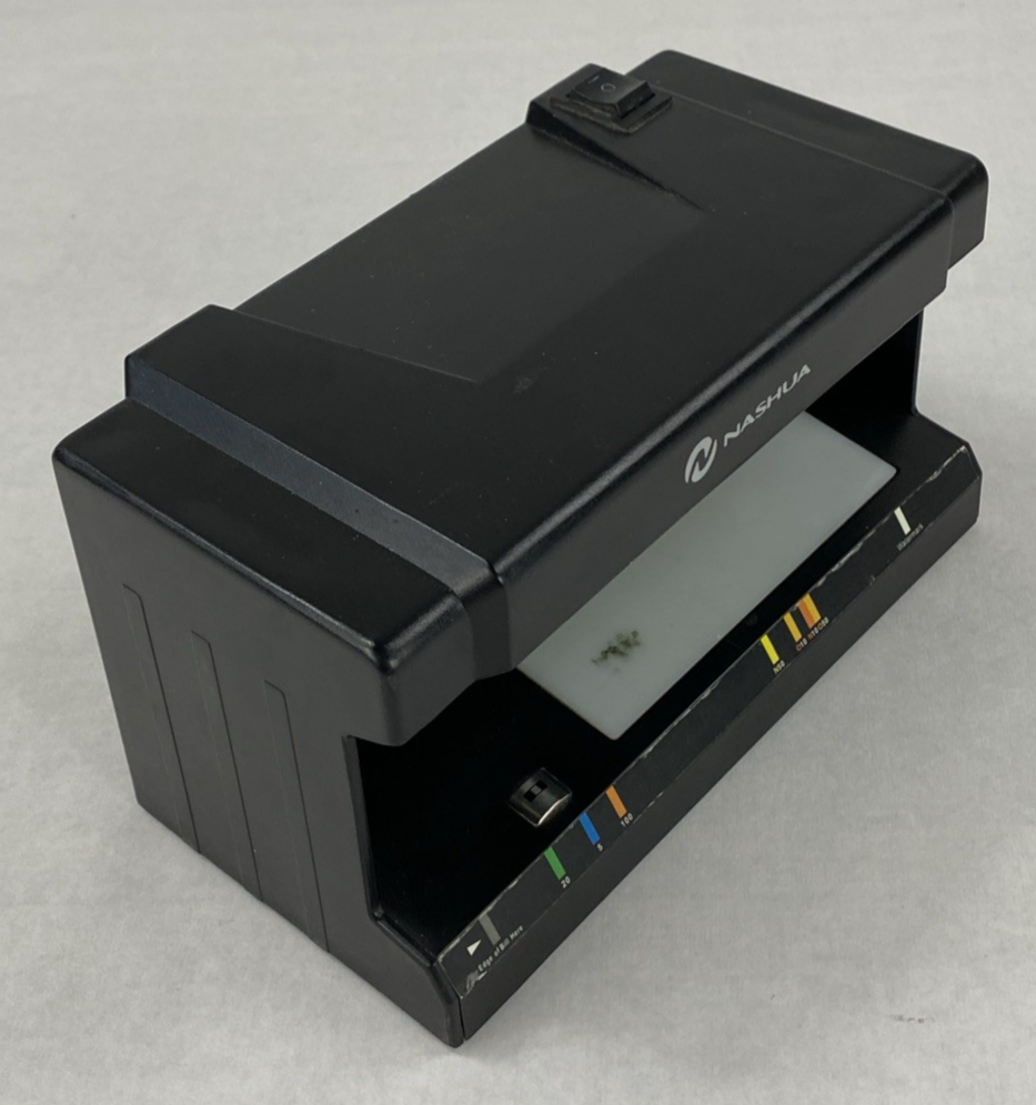 Nashua BJ-135 Counterfeit Bill Detector Power Tested