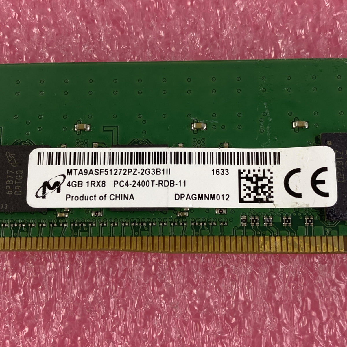 Micron 4GB DDR4 PC4-2400T Desktop Memory Ram MTA9ASF51272PZ-2G3B1II - Lot of 27