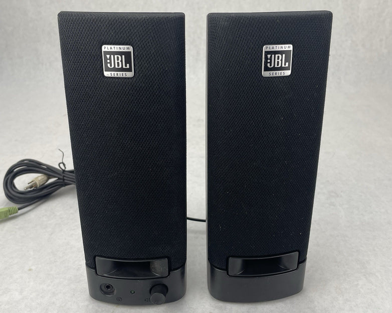 Genuine JBL (259139-001) Platinum Wired Computer Speakers Tested No Power Cord