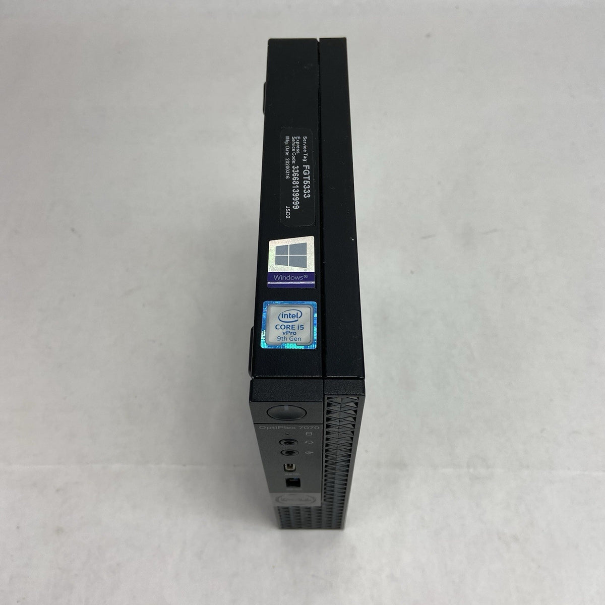 Dell Optiplex 7070 Micro Intel Core i5-9500T 2.2GHz 8GB RAM No AC/HDD/OS2