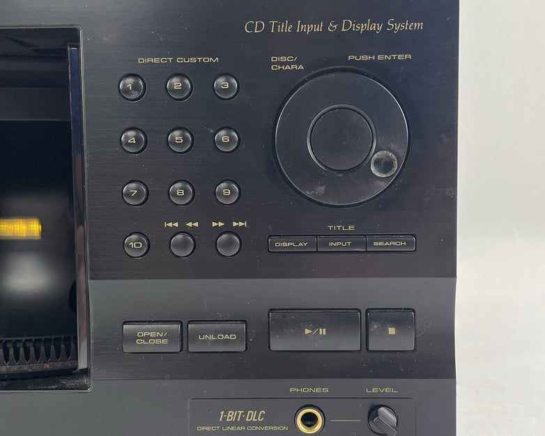 Pioneer PD-F1007 301 Disc CD/Disc Player Tested and Working