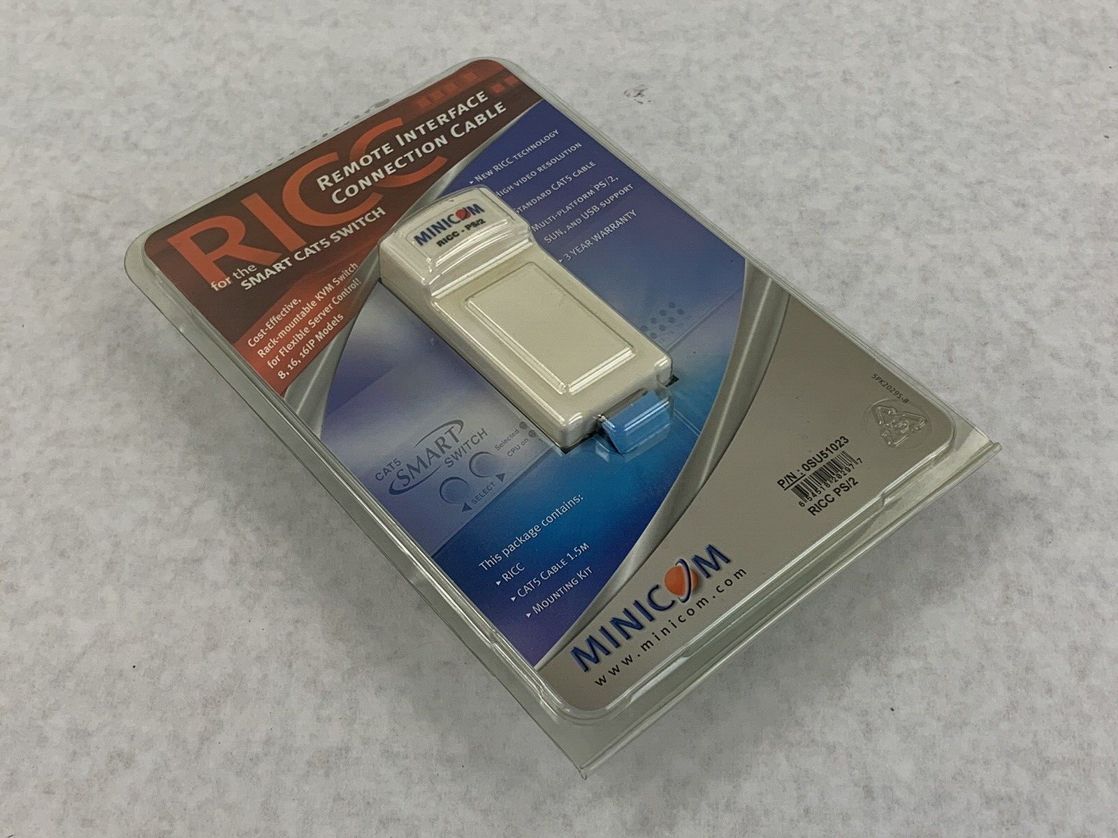 Minicom RICC PS/2 Remote Interface Connection Cable (KVM) 0SU51023