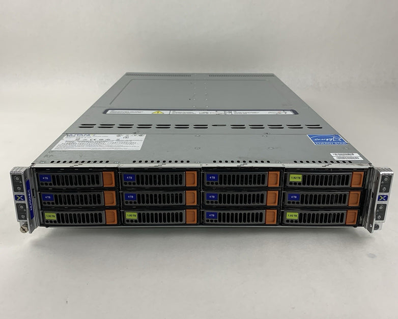 Nutanix NXS2U4NL12G600 12x 3.5" HDD Bay 4x Node Barebones Server 2x PSU