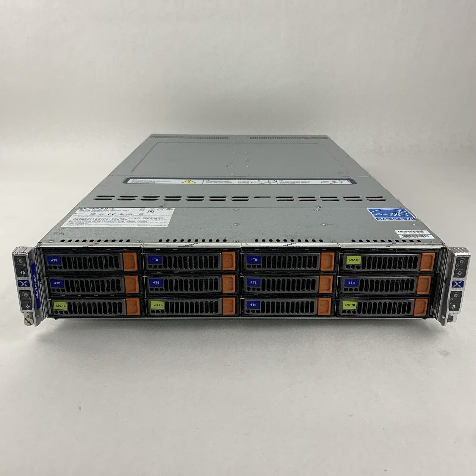 Nutanix NXS2U4NL12G600 12x 3.5" HDD Bay 4x Node Barebones Server 2x PSU2